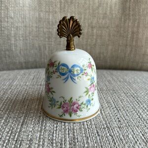 Limoges France Hand Painted Porcelain “Paris-Style” Dinner Table Bell